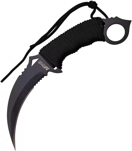 MTech Karambit Fixed Blade Black knives MT2076BK