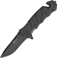 MTech Skeleton Linerlock Black - MT424BK