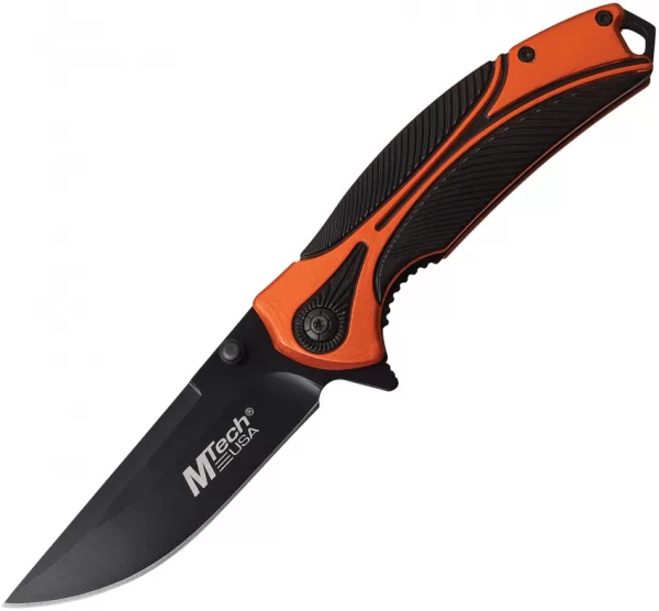 MTech Linerlock A-O Orange knives MTA1010OR