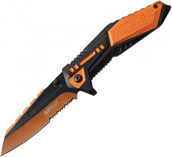 MTech Linerlock A-O Orange knives MTA1011OR