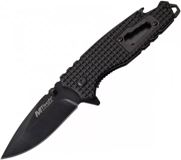 MTech Linerlock A-O Black knives MTA1014BK
