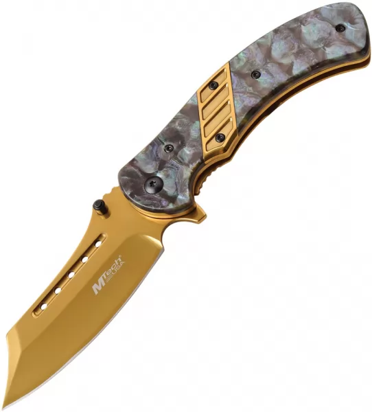 MTech Framelock A-O Gold knives MTA1021GD