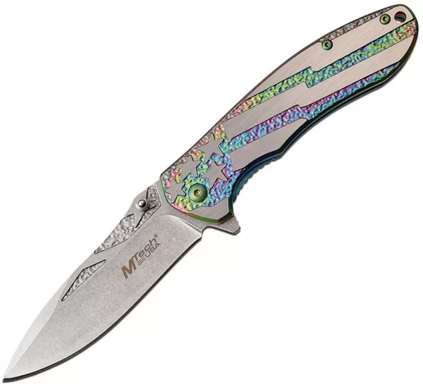 MTech Framelock A-O Spectrum knives MTA1023ARB
