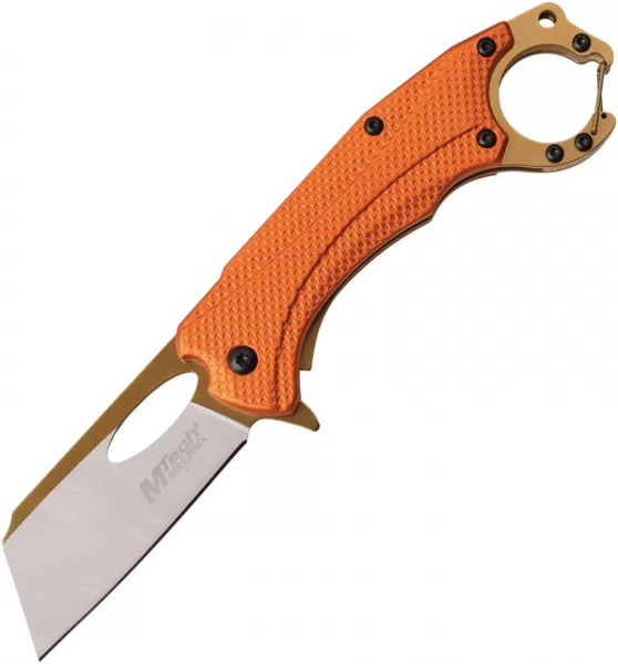 MTech Linerlock A-O Gold-Orange knives MTA1028RO