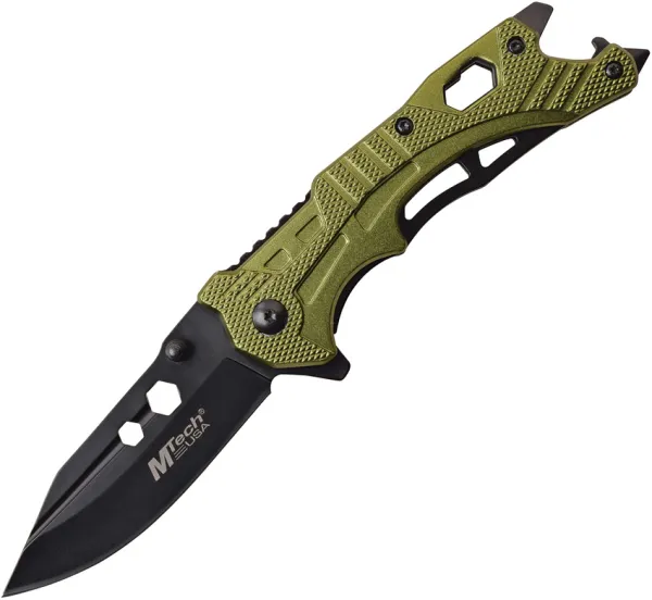 MTech Linerlock A-O Green knives MTA1058GN