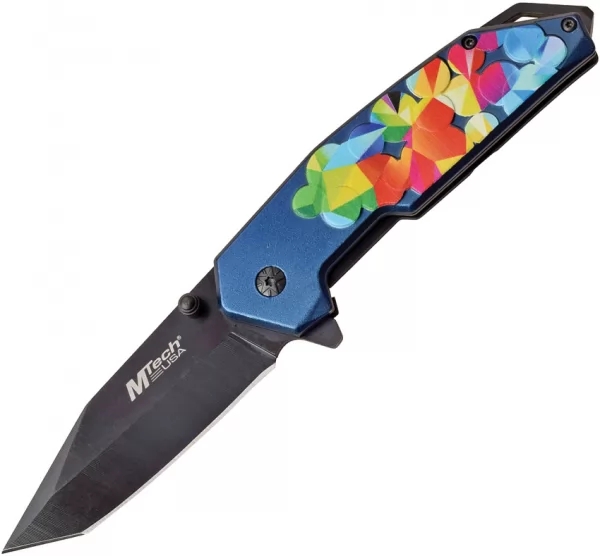 MTech Framelock A-O Blue knives MTA1062BL