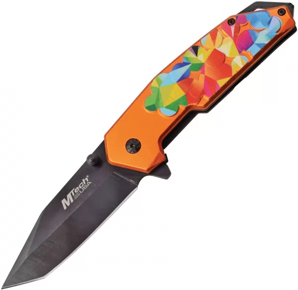 MTech Framelock A-O Orange knives MTA1062OR