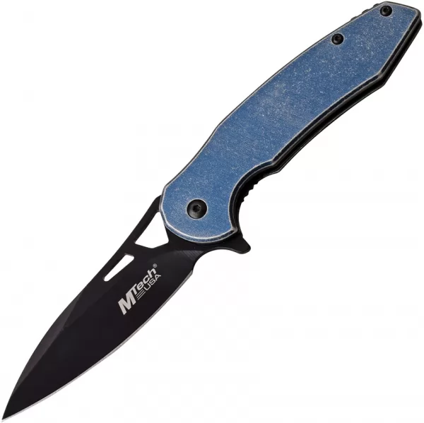 MTech Linerlock A-O Blue knives MTA1083BL