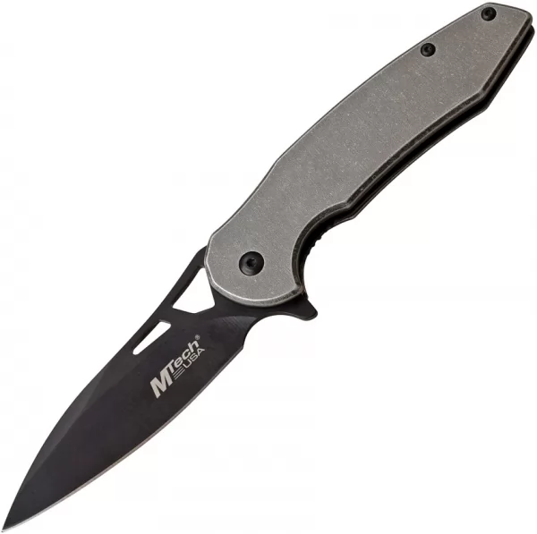 MTech Linerlock A-O Stonewash knives MTA1083SW