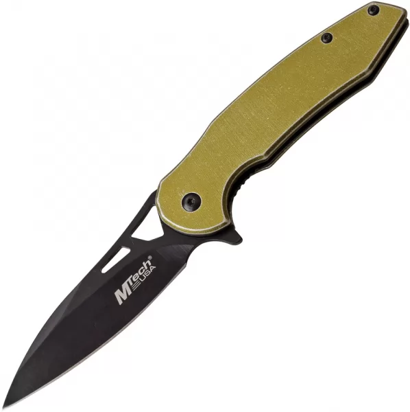 MTech Linerlock A-O Yellow knives MTA1083YL