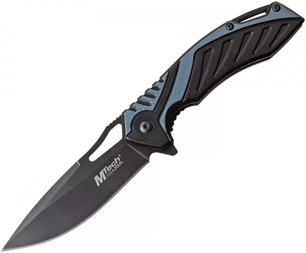 MTech Linerlock A-O Blue knives MTA1092BL