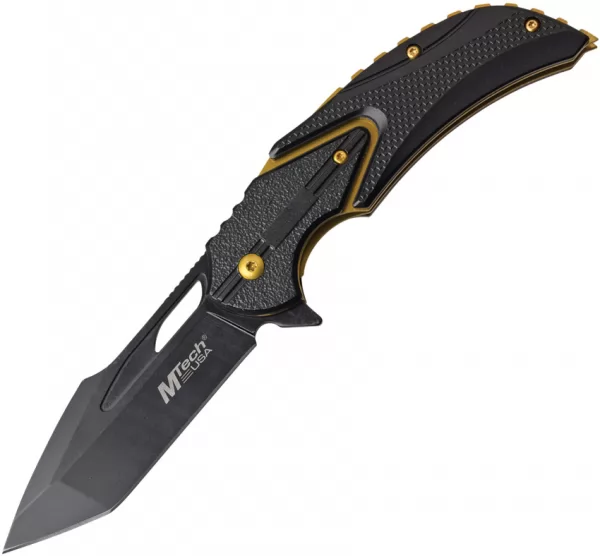 MTech Linerlock A-O Gold knives MTA1108GD