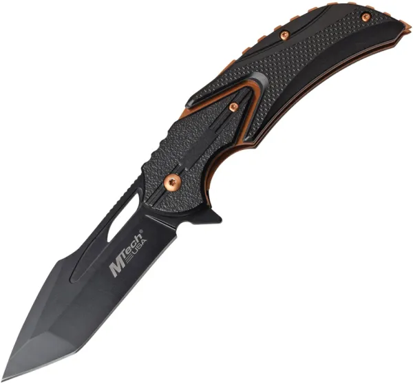 MTech Linerlock A-O Orange knives MTA1108OR