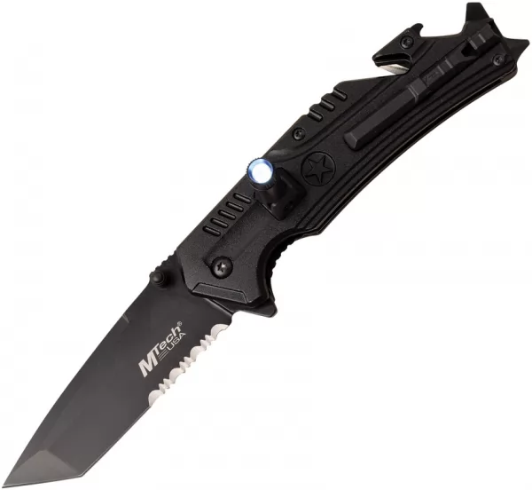 MTech Linerlock A-O Black knives MTA1114BK