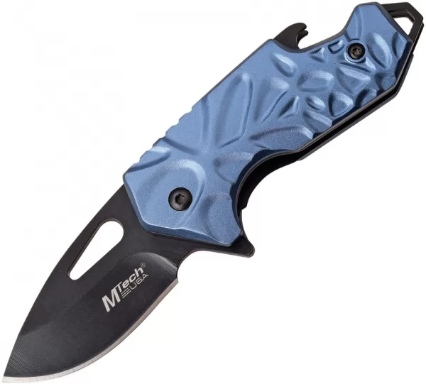 MTech Linerlock A-O Blue knives MTA1116BL