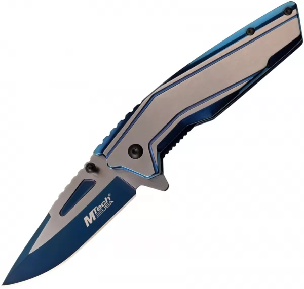 MTech Linerlock A-O Blue knives MTA1117BL
