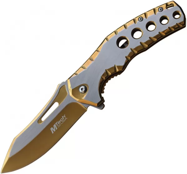 MTech Framelock A-O Gold knives MTA1124GD
