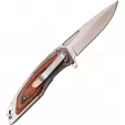 MTech Wood Framelock A-O knives MTA1153BR