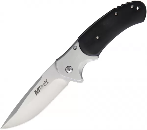 MTech Linerlock A-O Black Pakkawood knives MTA1155BK