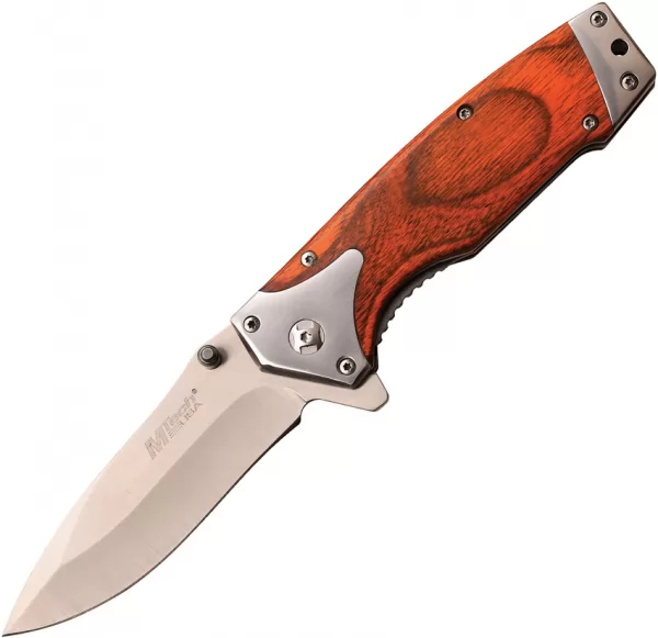 MTech Pakkawood Linerlock A-O knives MTA1175BR