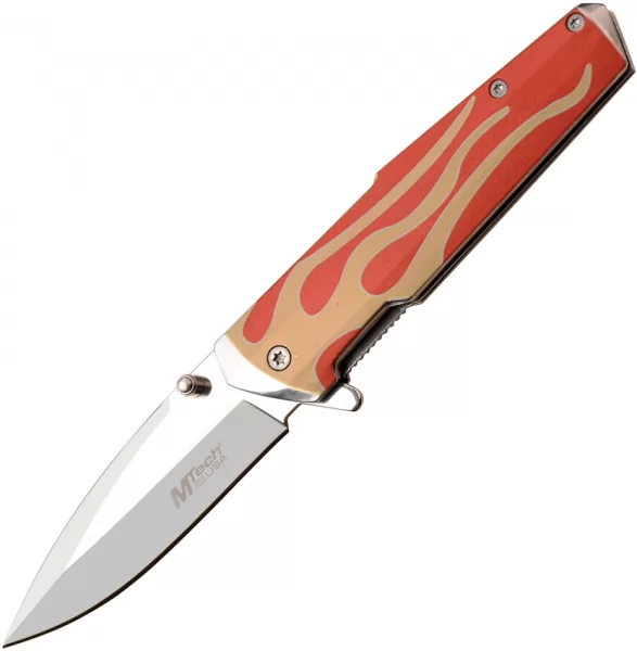 MTech Flame Linerlock A-O Red knives MTA1185RD