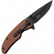MTech Linerlock A-O Brown knives MTA1198BR