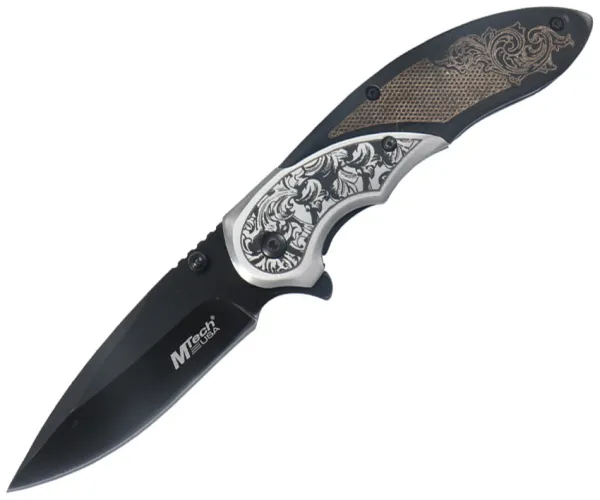 Mtech Linerlock A-O Black knives MTA2006BB