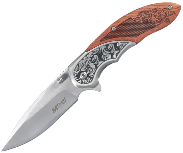 Mtech Linerlock A-O Brown knives MTA2006SB