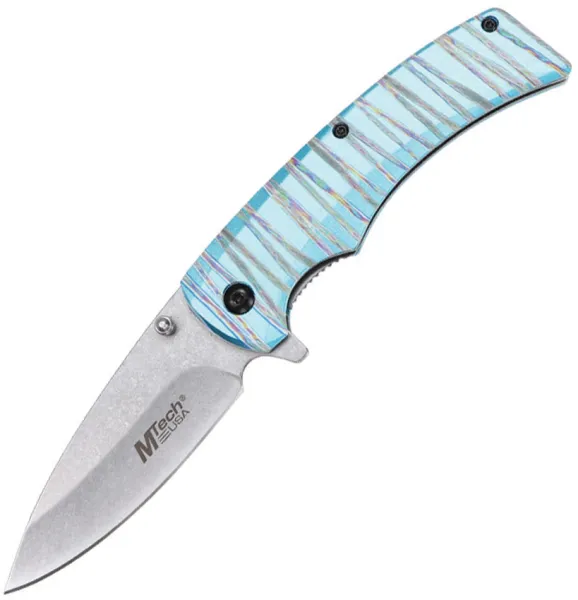Mtech Linerlock A-O Blue knives MTA2030BL