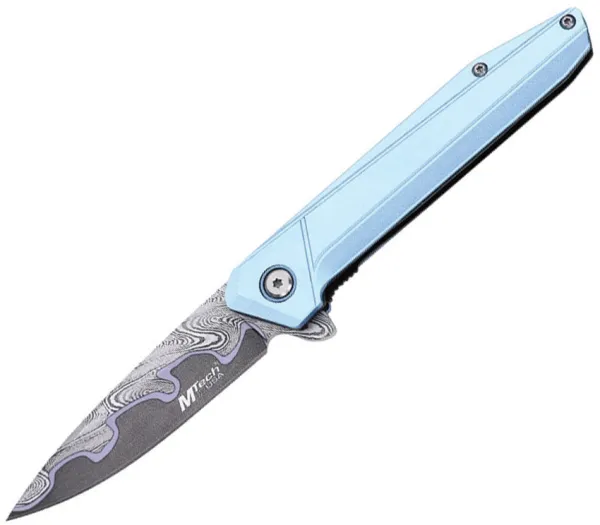 Mtech Linerlock A-O Blue knives MTA2031BL