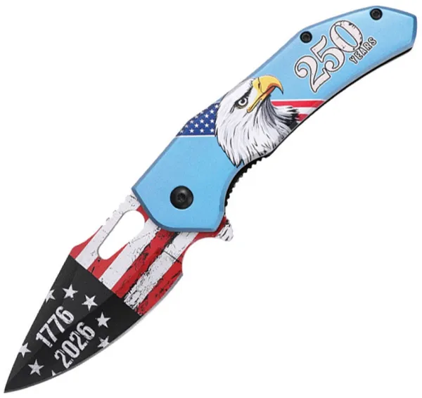 Mtech Spring Assisted Folder 250TH knives MTA2066BL250