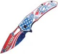 Mtech Linerlock A/O 250th Liberty - MTA2066RD250
