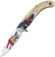 Mtech Eagle Linerlock A/O Gold - MTA2071G250