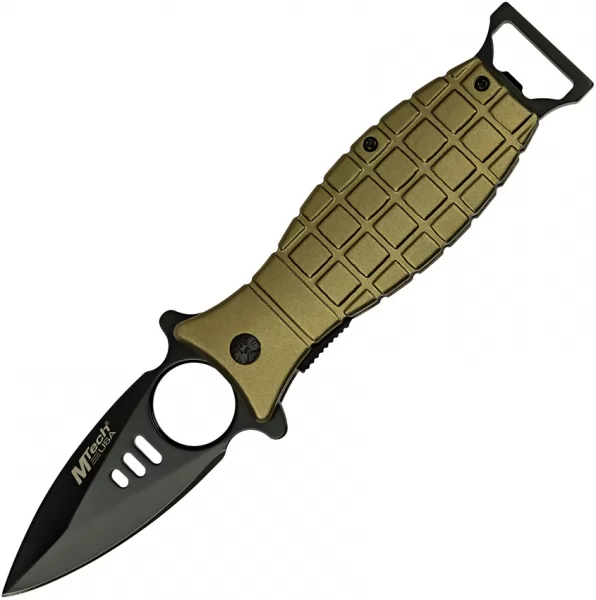MTech Grenade Linerlock A-O Green knives MTA588GN