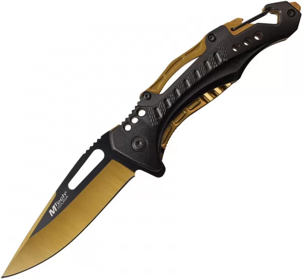 MTech Linerlock A-O Yellow knives MTA705G2YL