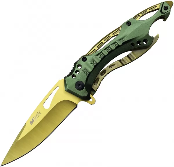 Mtech Linerlock A-O Green knives MTA705GGN