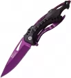 MTech Ballistic Linerlock A/O Purple - MTA705PE