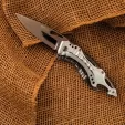 MTech Linerlock A-O Silver knives MTA705SL