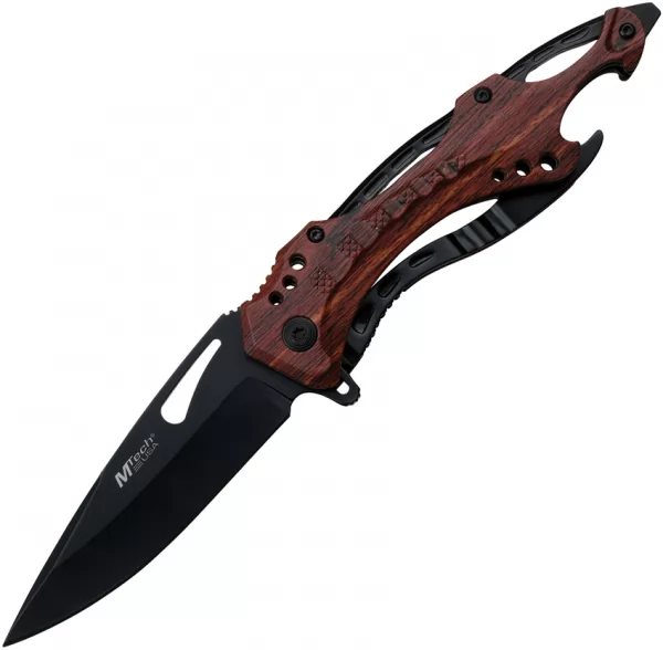 Mtech Linerlock A-O Brown knives MTA705WD