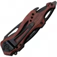 Mtech Linerlock A-O Brown knives MTA705WD