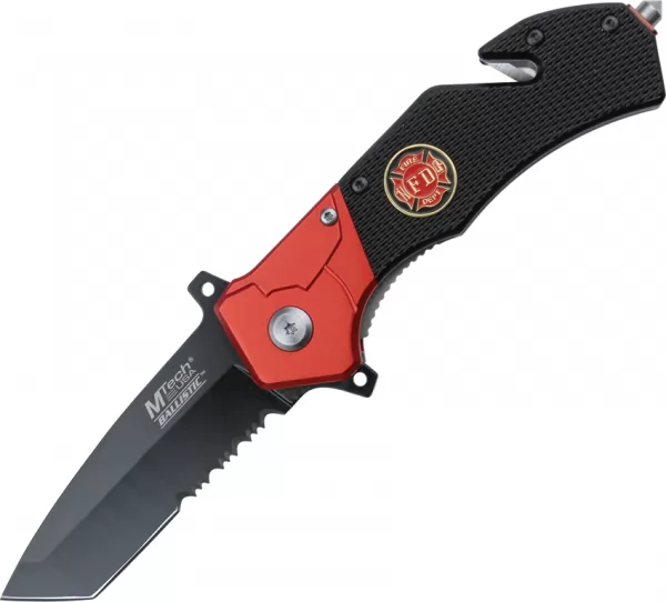 MTech Fire Department Rescue A-O knives MTA836FD