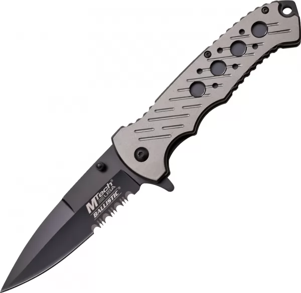 MTech Linerlock A-O Gray knives MTA874GY