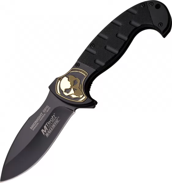 MTech Midnight Ops Linerlock A-O knives MTA876BK