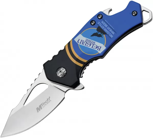 Mtech Framelock Blue A-O knives MTA882B