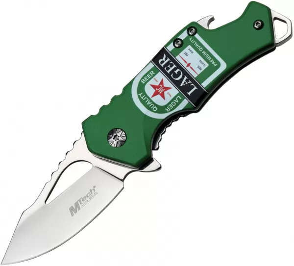 Mtech Framelock Green A-O knives MTA882L
