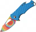 MTech Tie Dye Framelock Blue A/O - MTA882TBL