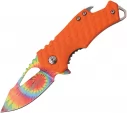 MTech Tie Dye Framelock Orange A/O - MTA882TOR