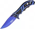 MTech Linerlock Black/Blue A/O - MTA907BL