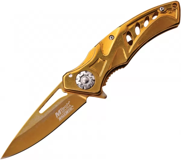 MTech Linerlock A-O Gold knives MTA917GD