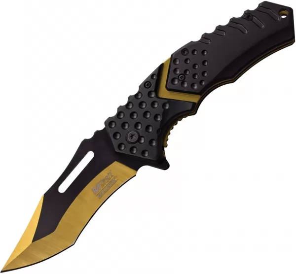 MTech Linerlock A-O Gold knives MTA920GD